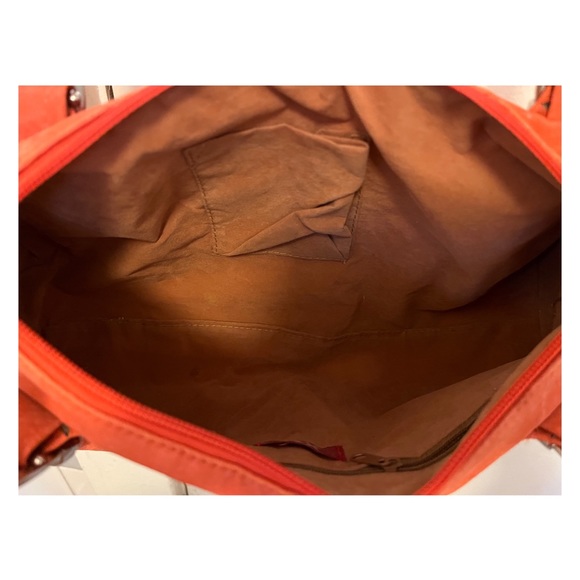 “XTI” orange shoulder bag - Picture 4 of 7